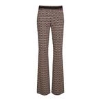 Cambio • Flower broek met bruin motief • 36, Kleding | Dames, Broeken en Pantalons, Cambio, Bruin, Verzenden, Nieuw