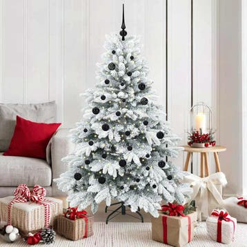 vidaXL Kunstkerstboom met 150 LED met standaard Wit 150 cm, Verzenden, Nieuw