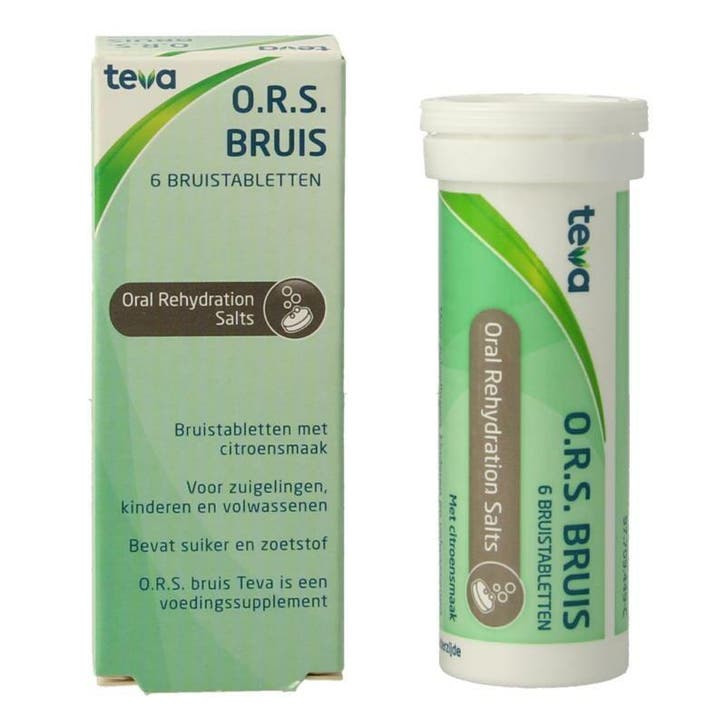 Teva ORS Bruis 6 stuks, Diversen, Verpleegmiddelen, Nieuw, Verzenden