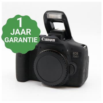 10% korting | Canon EOS 750D, Verzenden, Gebruikt, Canon