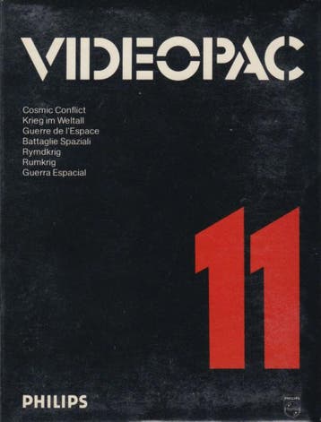 Philips Videopac 11 - Cosmic Conflict [Cardboard Case], Verzenden