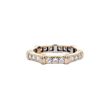 Gouden vintage Cartier ring met diamant 18 kt, Sieraden, Tassen en Uiterlijk, Ringen, Ophalen of Verzenden, Nieuw