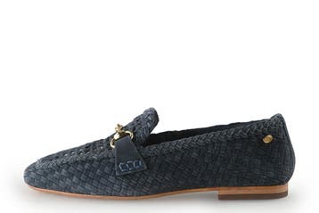 Fred de La Bretoniere Loafers in maat 37 Blauw, Overige typen, Fred de La Bretoniere, Zo goed als nieuw, Verzenden