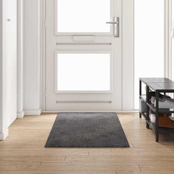 vidaXL Tapijt Loper Grijs 80 x 250 cm 100% Polypropylene, Huis en Inrichting, Verzenden, Nieuw, Grijs