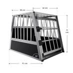 Aluminium hondentransportbox - L, Verzenden, Nieuw