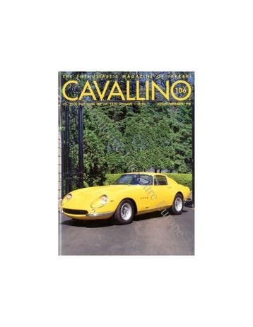 1998 FERRARI CAVALLINO MAGAZINE USA 106, Nieuw, Ferrari, Author