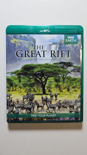 BBC EARTH THE GREAT RIFT BAKERMAT VAN DE MENSHEID (BLURAY), Verzenden, Gebruikt