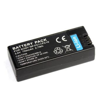 Accu voor Sony NP-FC10 / NP-FC11 (Cyber-shot) - 750mAh (Nieu, Verzenden, Nieuw