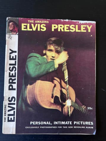 Elvis Presley vintage magazine uit 1956!, Ophalen of Verzenden, Gebruikt, Boek, Tijdschrift of Artikel