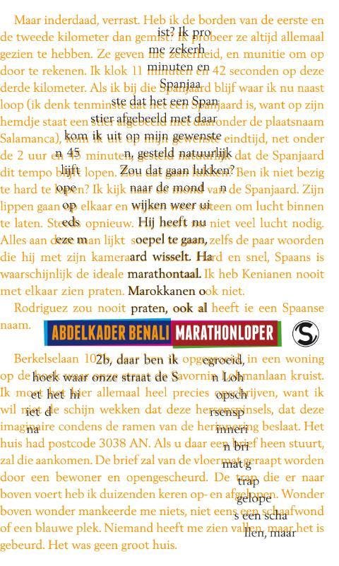 Marathonloper - Abdelkader Benali 9789029579308, Boeken, Literatuur, Gelezen, Verzenden