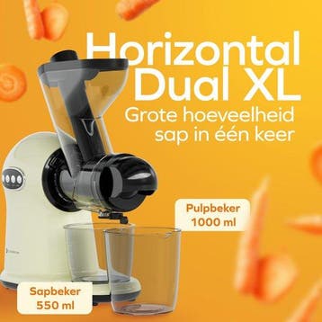 2dekans | KitchenBrothers Slowjuicer XL - Juicer - Groenten, Ophalen of Verzenden, Zo goed als nieuw