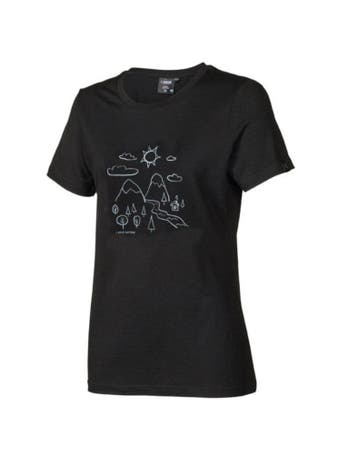 Ivanhoe t-shirt UW Cilla Outdoor voor dames - 100% merino..., Ivanhoe of Sweden, Verzenden, Nieuw, Zwart