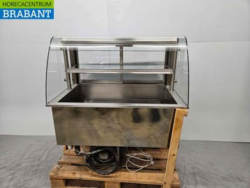 RVS NordCap Inbouw Koelbuffet buffet Gekoeld 112,5 cm 230V, Ophalen of Verzenden, Gebruikt