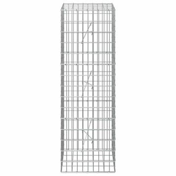 vidaXL Gabion met 5 mm Draad en 5x10 cm Gaas 50x20x150 cm, Verzenden, Nieuw, IJzer