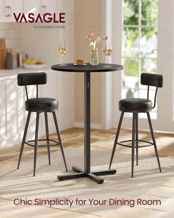 Bartafel - statafel - hoge tafel - metalen Frame - diameter, Huis en Inrichting, Tafels | Bijzettafels, Verzenden, Nieuw