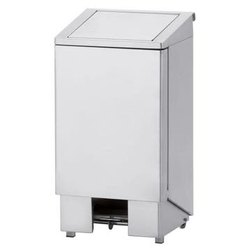 Inox Vuilbak, Met Pedaal, Deksel Met Vijzel, 60 Liter, Ophalen of Verzenden, Nieuw