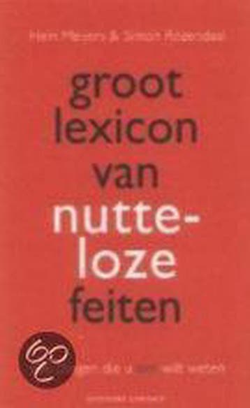 Groot Lexicon van nutteloze feiten Dl 1 - H. Meijers, Verzenden, Gelezen, H. Meijers