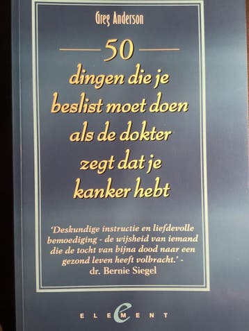 50 dingen die je beslist moet doen als de dokter zegt dat je, Boeken, Verzenden, Gelezen, G. Anderson
