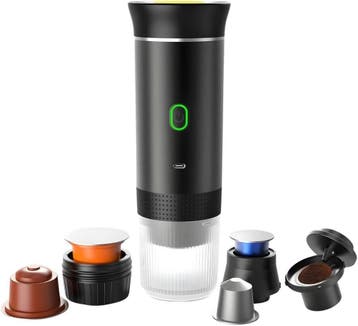 Mini Espresso Machine | USB-C Oplaadbaar | Tweedekansje O..., Witgoed en Apparatuur, Koffiepads en cups, Espresso apparaat, Ophalen of Verzenden
