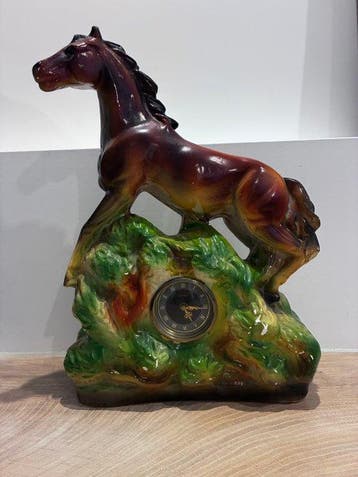 Staande klok - Keramiek - 1950-1960 - Paardenklok keramiek