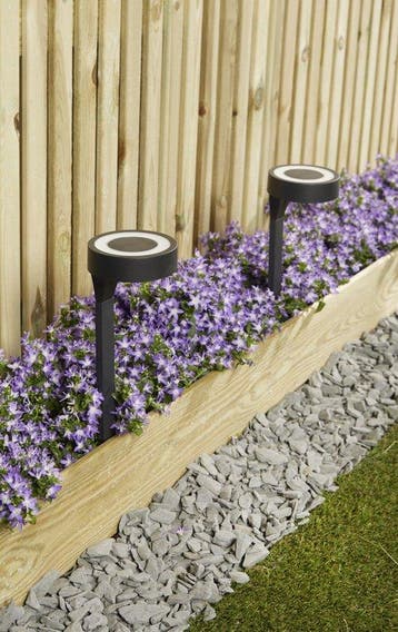 2dekans | Luxform AYR Orange - Solar Tuinlampen 2 stuks -, Ophalen of Verzenden, Zo goed als nieuw