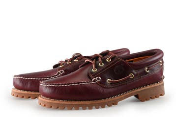 Timberland Veterschoenen in maat 43½ Rood, Kleding | Heren, Schoenen, Overige kleuren, Verzenden, Timberland, Zo goed als nieuw