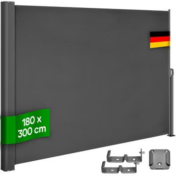 Windscherm Nosara Antraciet 180x300cm Uittrekbaar, Verzenden, Nieuw