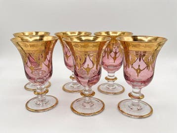 sc line - Drinkservies voor 6 (6) - Glas - Sc Line Italië-