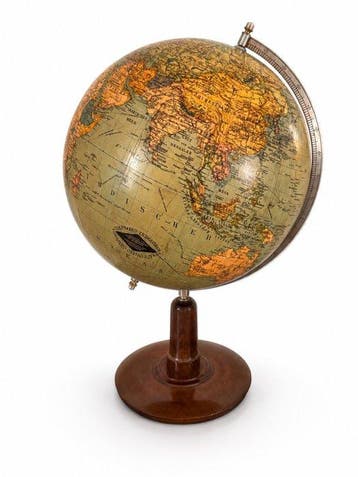 Terrestrial table globe - Rare Large Antique