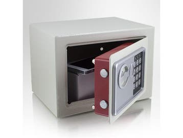 Veiling - Elektronische minikluis - Lichtgrijs, Huis en Inrichting, Nieuw