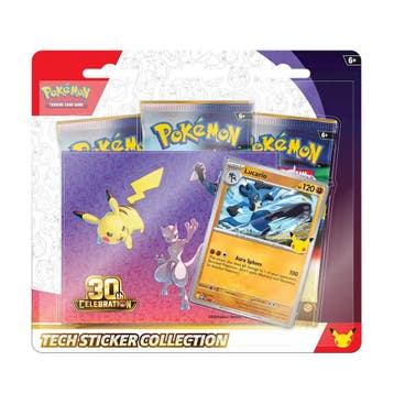 30th Celebration Tech Sticker Collection Lucario, Ophalen of Verzenden, Nieuw