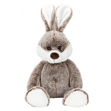 MBW pluche konijn - bruin - knuffel - 22 cm - boerderijdier, Verzenden, Nieuw