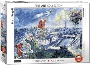 Le Bouquet de Paris - Marc Chagall Puzzel (1000 stukjes) |, Verzenden, Nieuw