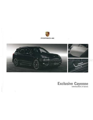 2016 PORSCHE CAYENNE EXCLUSIVE HARDCOVER BROCHURE, Nieuw, Porsche, Author