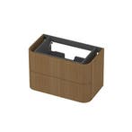 INK - Afgeronde Onderkast Fineer 2 Laden Softclose met, Ophalen of Verzenden, Nieuw