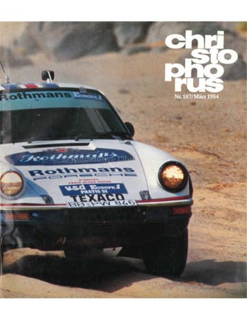 1984 PORSCHE CHRISTOPHORUS MAGAZINE 187 DUITS, Nieuw, Porsche, Author