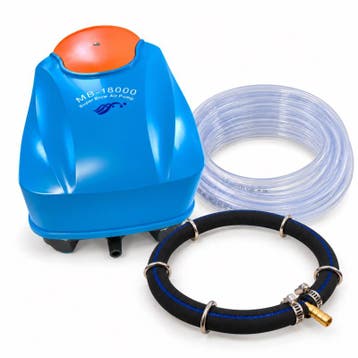 Osaka MB Air SET 8000 luchtpomp + Japanse luchtring 35cm + 5, Ophalen of Verzenden, Nieuw, Vijverpomp