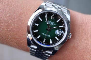 Horloge Rolex Datejust 41 Ombre 07/2026 Nieuw, ongedragen, Staal, Polshorloge, Nieuw, Ophalen of Verzenden