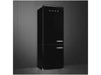 Smeg FAB38LBL5 - Koel-vriescombinatie - No Frost - Zwart, Verzenden, Zo goed als nieuw