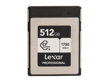 Lexar 512GB Professional CFexpress Type B 1750MB/s, Audio, Tv en Foto, Ophalen of Verzenden, Zo goed als nieuw, Lexar