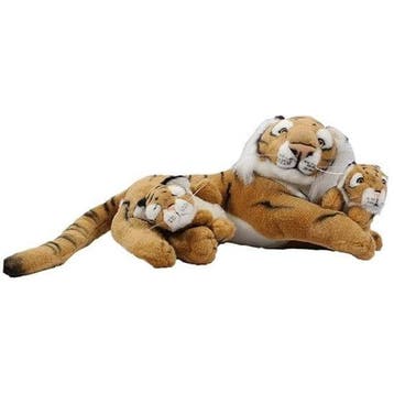 Pluche tijger knuffel - 46 cm - babyknuffel - tijger, Verzenden, Nieuw