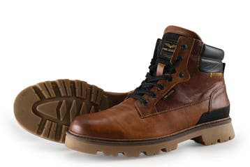 PME Legend Veterboots in maat 41 Cognac, Overige kleuren, Verzenden, Boots, Zo goed als nieuw