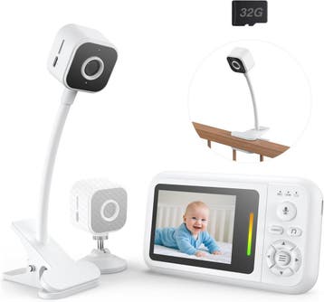 Babyfoon 1080P | Nachtzicht | Retourdeal 34% Korting, Kinderen en Baby's, Babyfoons, Ophalen of Verzenden, Zo goed als nieuw, Minder dan 100 meter