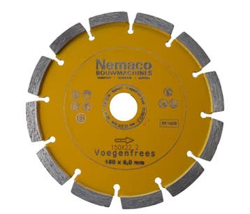 Nemaco metsel voegfrees 150 x 22,2 x 8 mm, Ophalen of Verzenden, Overige typen