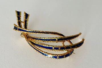 Broche - 18 karaat Geel goud, Sieraden, Tassen en Uiterlijk