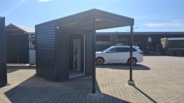 MultiLoods berging met luifel vanaf € 5.870,- incl. btw, Ophalen, Nieuw, Metaal, Fietsenberging