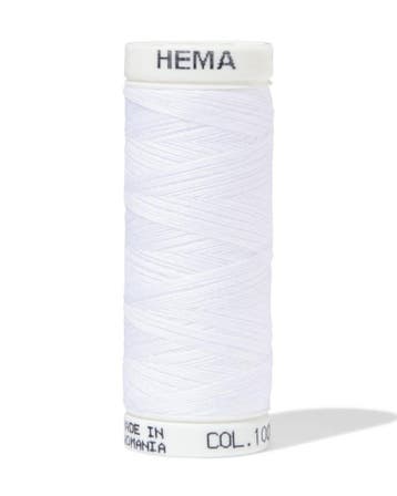 HEMA Garen 200m wit 2+1 gratis ; met je HEMA pas, Verzenden, Nieuw