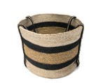 Fairtrade mand 25cm met handgrepen van Hogla en jute - H..., Nieuw