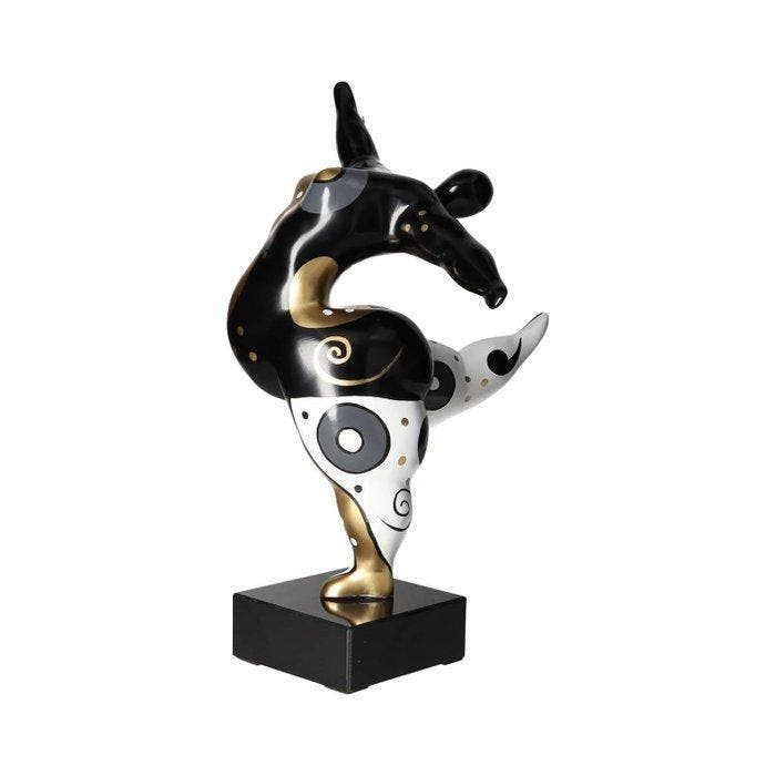 Beeldje - Dancing lady - Marmer, Hars, Antiek en Kunst, Curiosa en Brocante