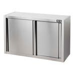 HCB Wandkast - schuifdeur - 100 cm - RVS, Verzenden, Nieuw in verpakking, Overige typen